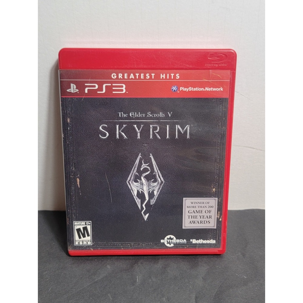 The Elder Scrolls V Skyrim PS3 Sony PlayStation 3 Greatest Hits Bethesda 2011